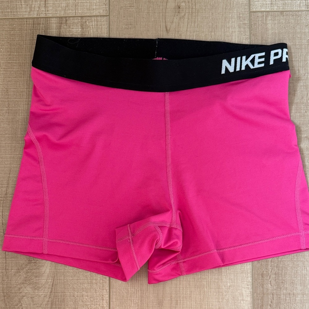 Nike Women's Vibrant Pink Athletic Shorts